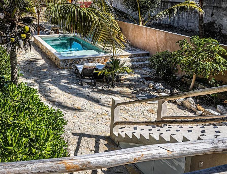 Oceanfront Casita Coral Apartment Chelem Bagian luar foto