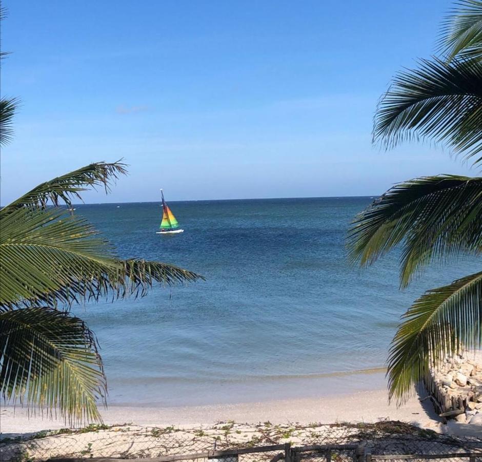 Oceanfront Casita Coral Apartment Chelem Bagian luar foto
